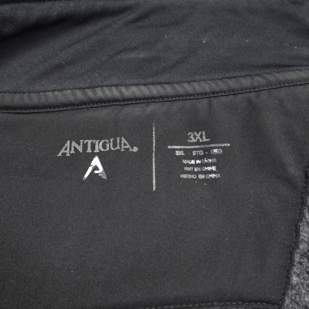 Arizona State Sun Devils ASU‎ Pullover Mens 3XL Gray Heather Zip Sweater Antigua - Picture 9 of 16